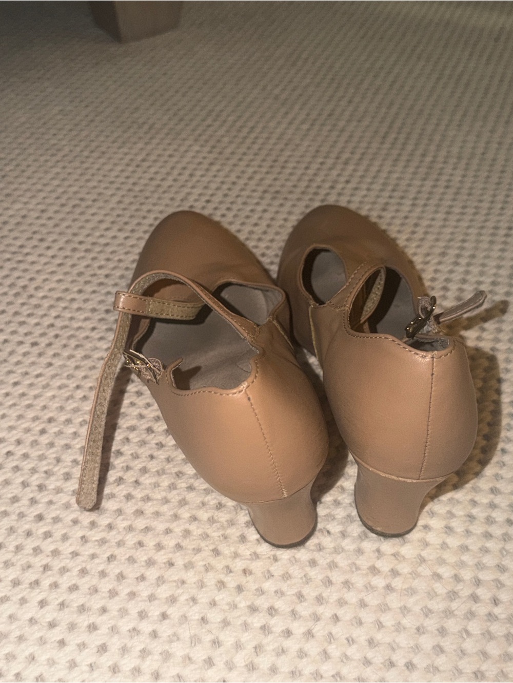 Capezio Tan T-Strap character shoes - Picture 2 of 5